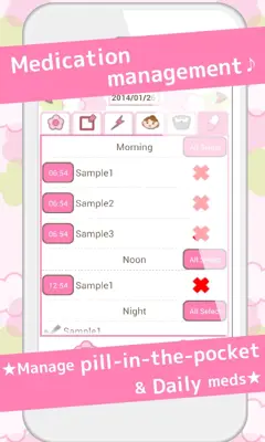 LadysCalendar Free (Period) android App screenshot 3